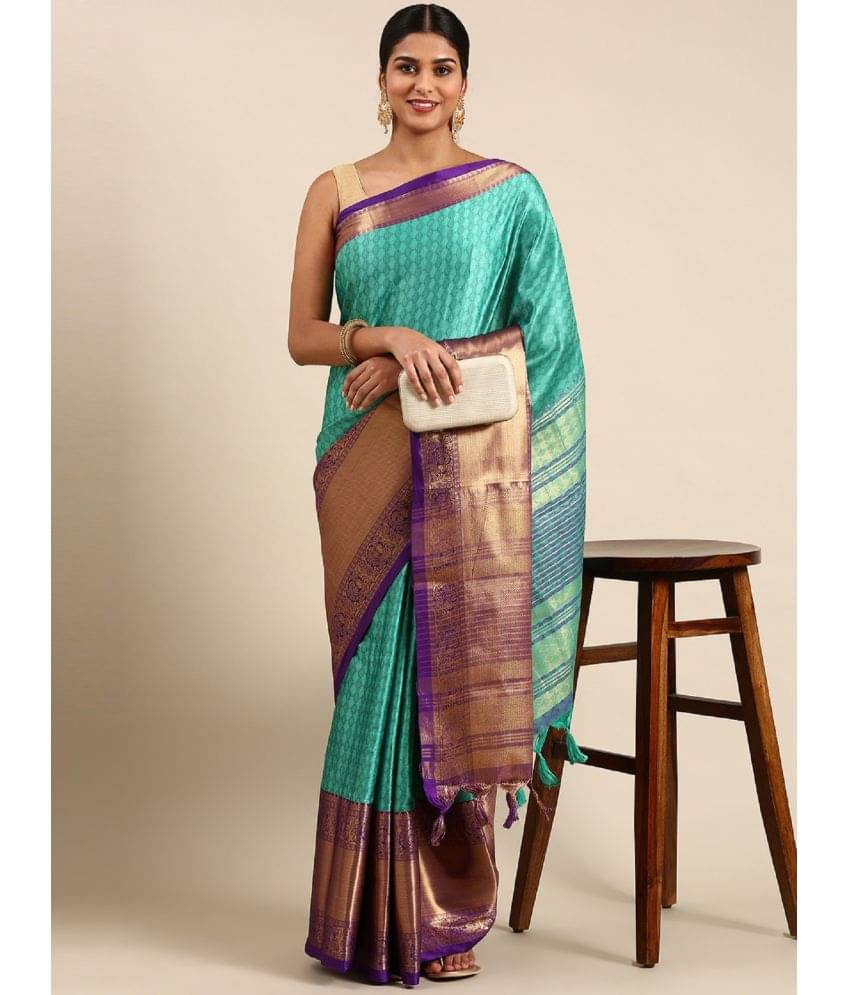 Aika Cotton Silk Self Design Saree With Unstitched Blouse Piece ( Multicolour ) Aika Cotton Silk Self Design Saree With Unstitched Blouse Piece ( Multicolour )
