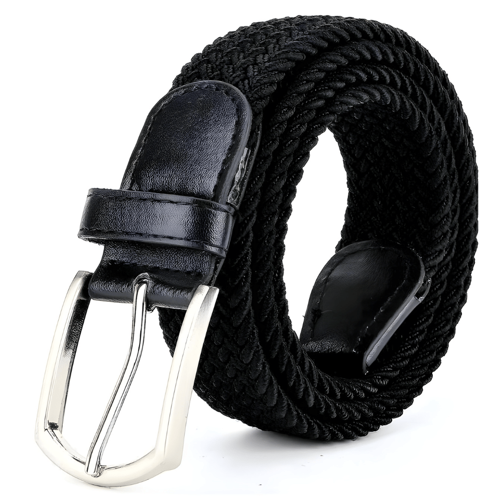 FITKNOT - Brown Polyester Men's Braided Belt ( Pack of 1 )