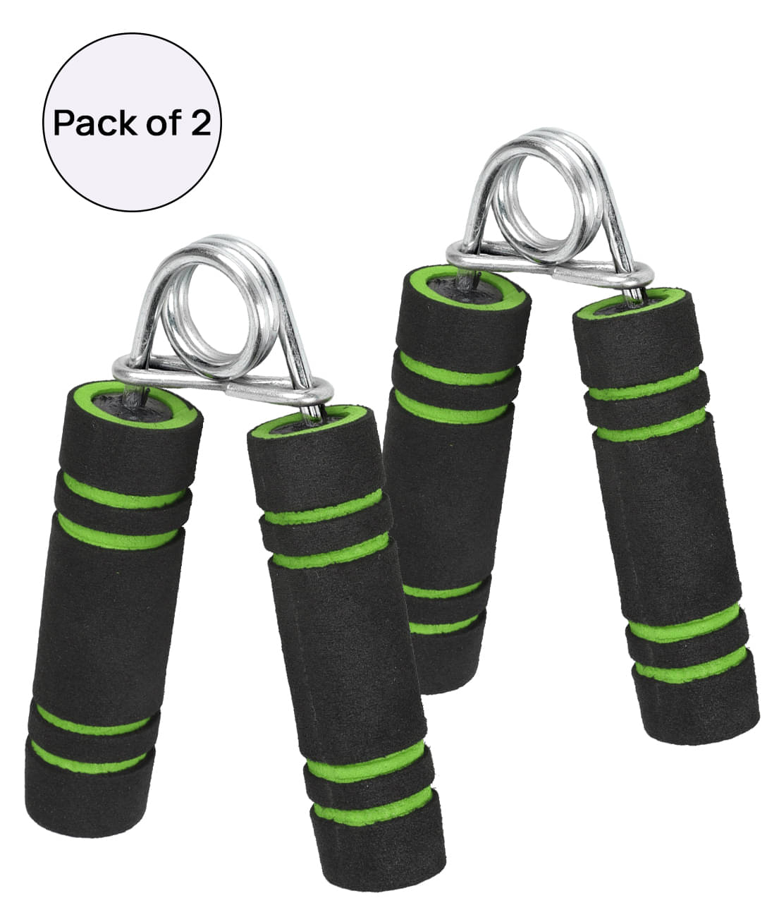     			V Shaped Hand Grip Strengthener Foam Padded Finger Exerciser For Gym Fitness Workout ( Pack Of 2)