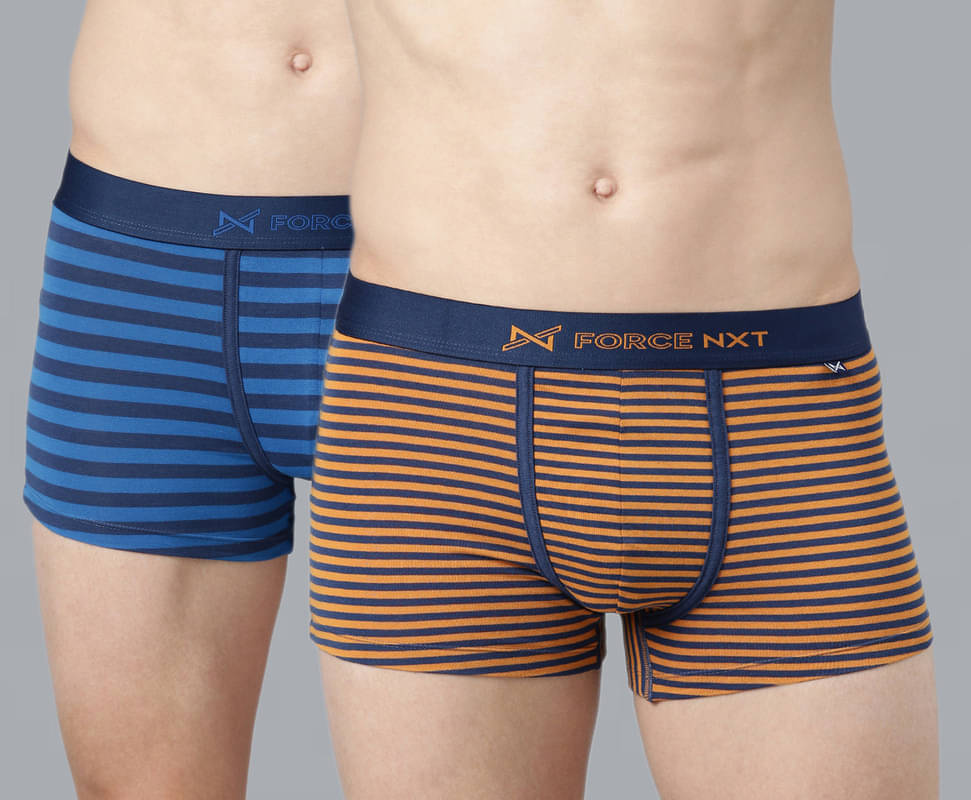     			Force NXT Pack of 2 Cotton Trunks For Men's ( Multicolor )