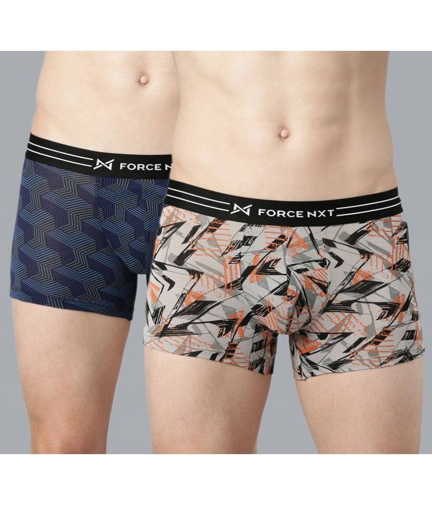 Force NXT Pack of 2 Modal Trunks For Men's ( Multicolor )     			Force NXT Pack of 2 Modal Trunks For Men's ( Multicolor )
