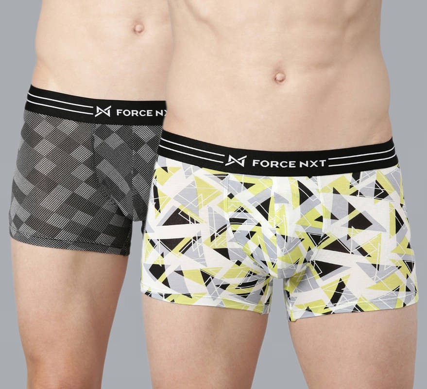 Force NXT Pack of 2 Modal Trunks For Men's ( Multicolor )     			Force NXT Pack of 2 Modal Trunks For Men's ( Multicolor )