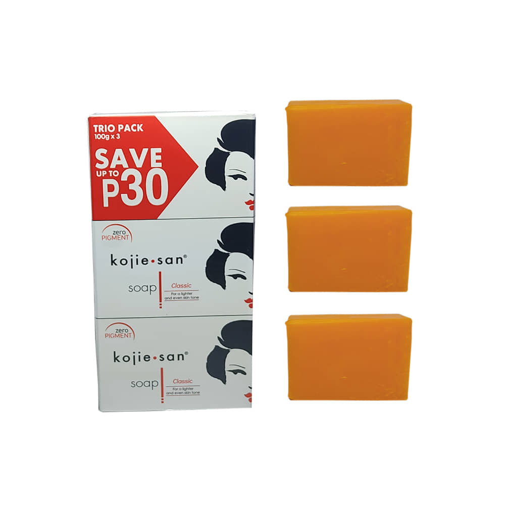 Kojie San Skin Whitening Soap for All Skin Type ( Pack of 3 )