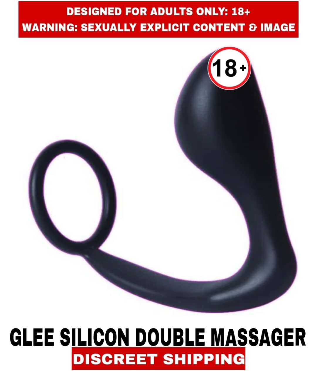 MALE ADULT Sex Toys GLEE SILICON STIMULATE PROSTATE MASSAGER and ANAL VIBRATOR For Men