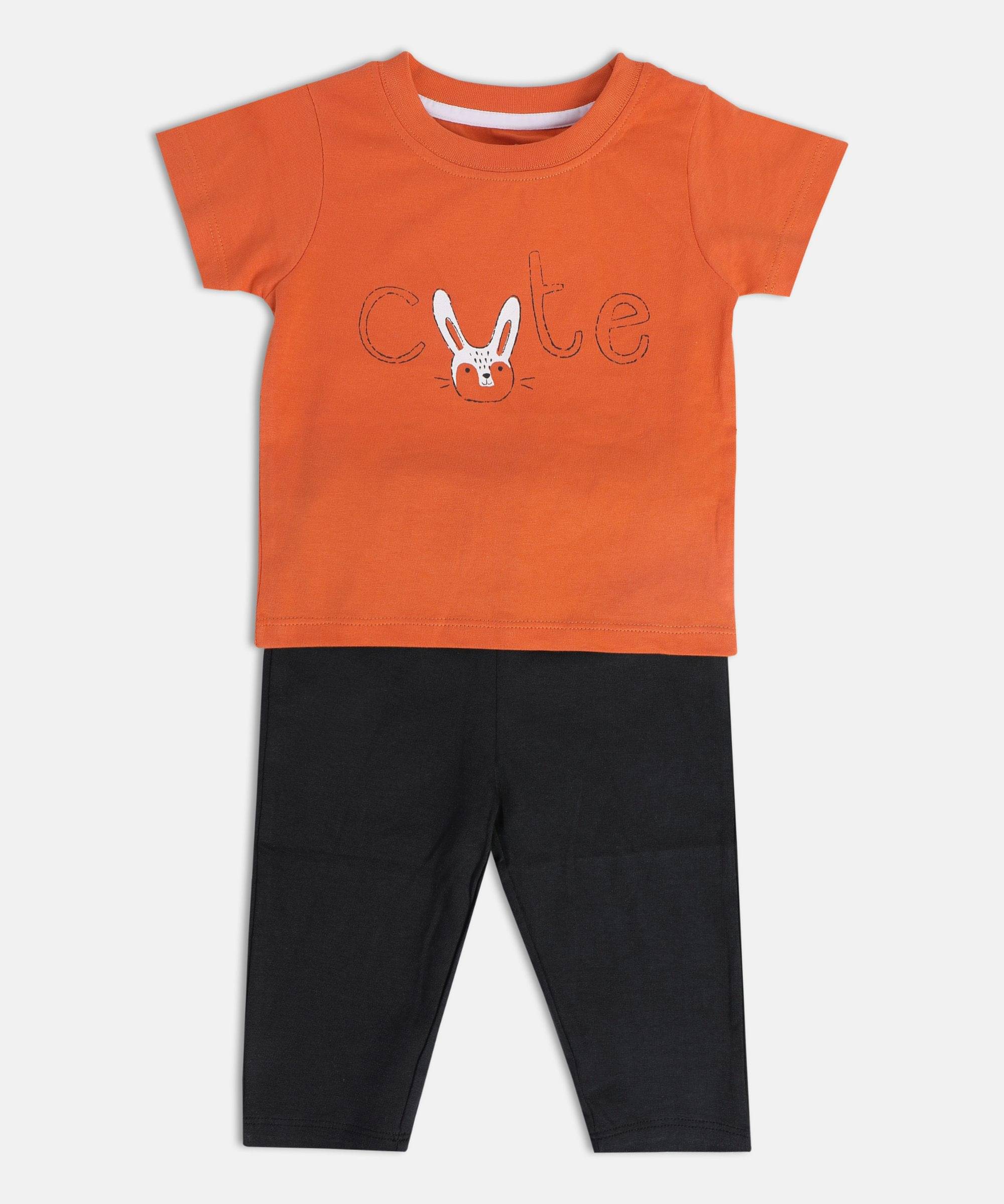     			MINI KLUB Pack of 1 Baby Boys Cotton T-Shirt & Trouser ( Multi )