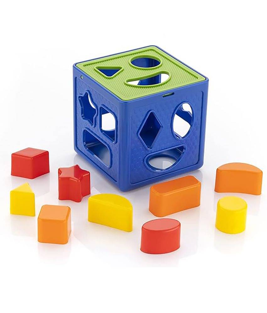 RAINBOW RIDERS Plastic Shape Sorter Cube Block Toy For Kids-Includes 9 Color Recognition Shape With Colorful Sorting Cube Box-Baby First Block Toys Model 2 For Boys Girls Age 2+ Years (Multicolor) (9 pieces) RAINBOW RIDERS Plastic Shape Sorter Cube Block Toy For Kids-Includes 9 Color Recognition Shape With Colorful Sorting Cube Box-Baby First Block Toys Model 2 For Boys Girls Age 2+ Years (Multicolor) (9 pieces)