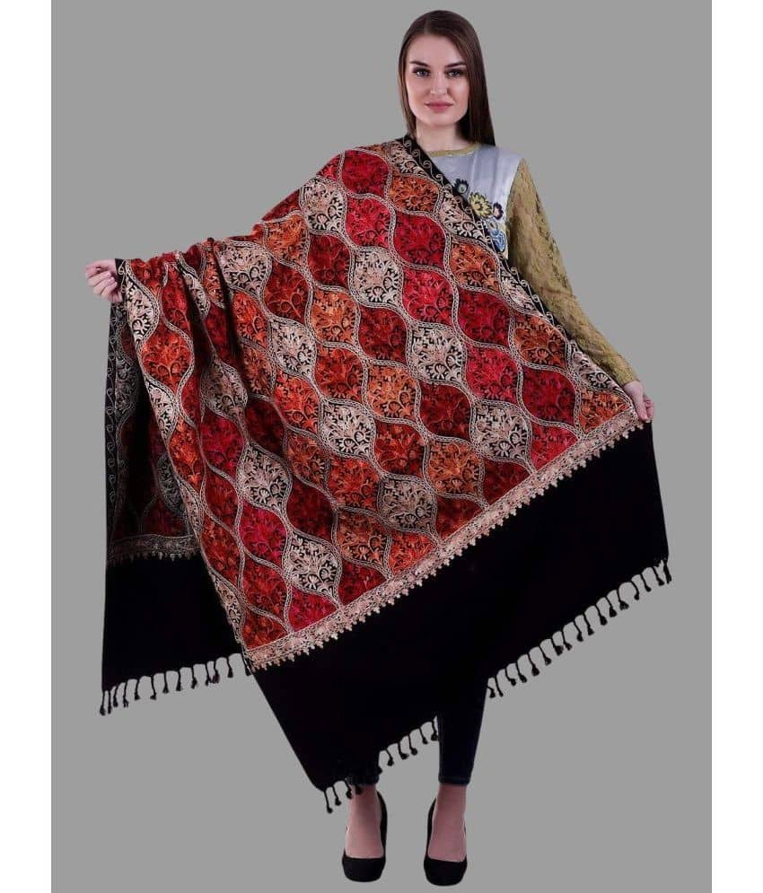 Soul Essence Black Woollen Women's Stole ( Pack of 1 ) - Dupattas & Shawls | Buy online on ZillyBuy
