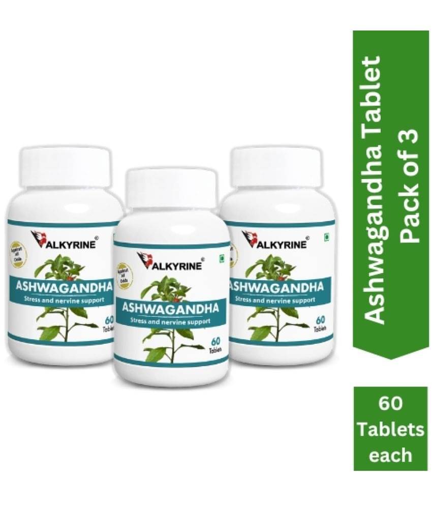     			Valkyrine Ashwagandha Tablet 180 No.S Pack of 3