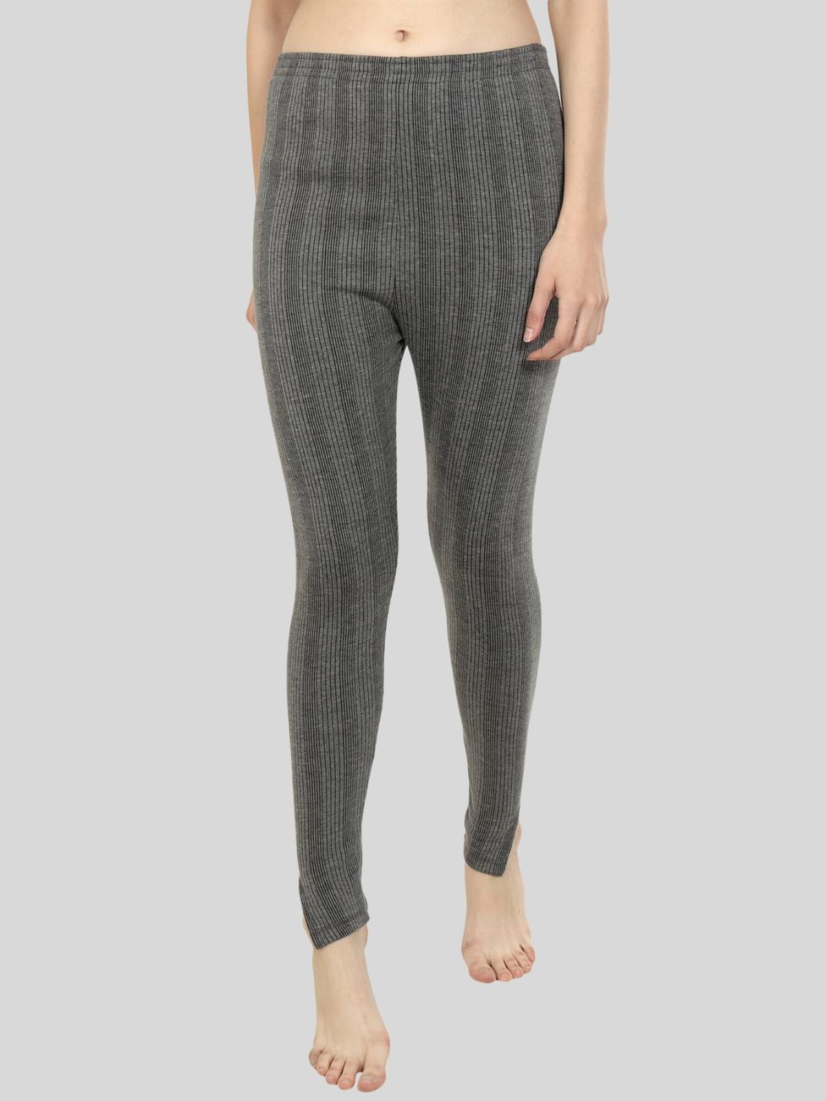     			Zeffit Cotton Blend Thermal Bottoms - Grey Pack of 1