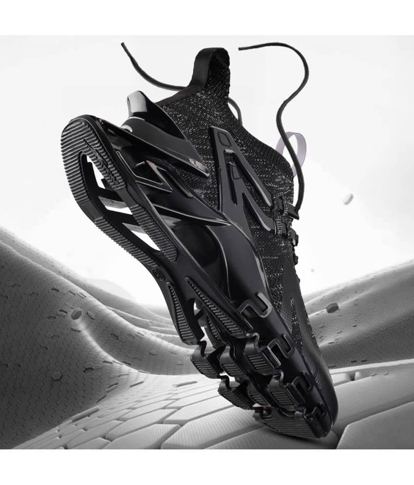 ATOM Spring Edge Alpha 2 Black Men's Sneakers - Casual Shoes | Buy online on ZillyBuy
