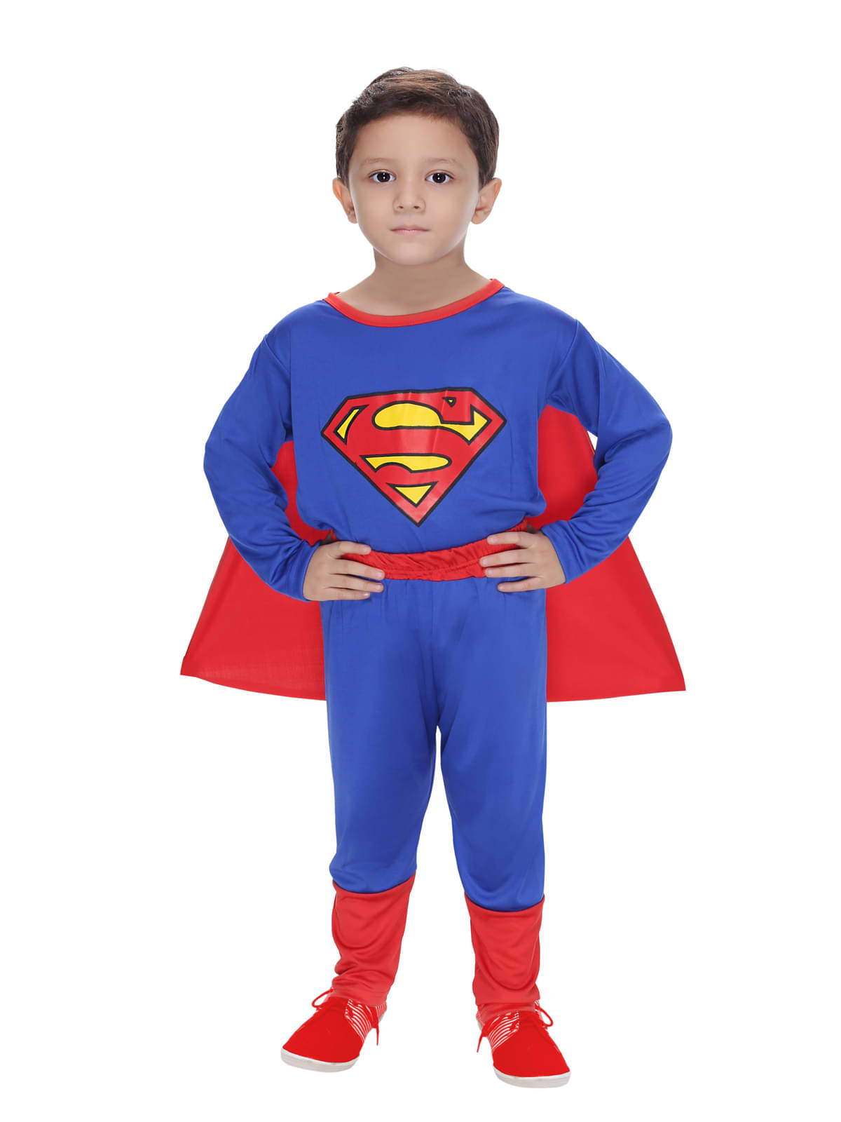 s muktar garments - Blue Polyester Boys Superhero Character Costume ( Pack of 1 ) s muktar garments - Blue Polyester Boys Superhero Character Costume ( Pack of 1 )