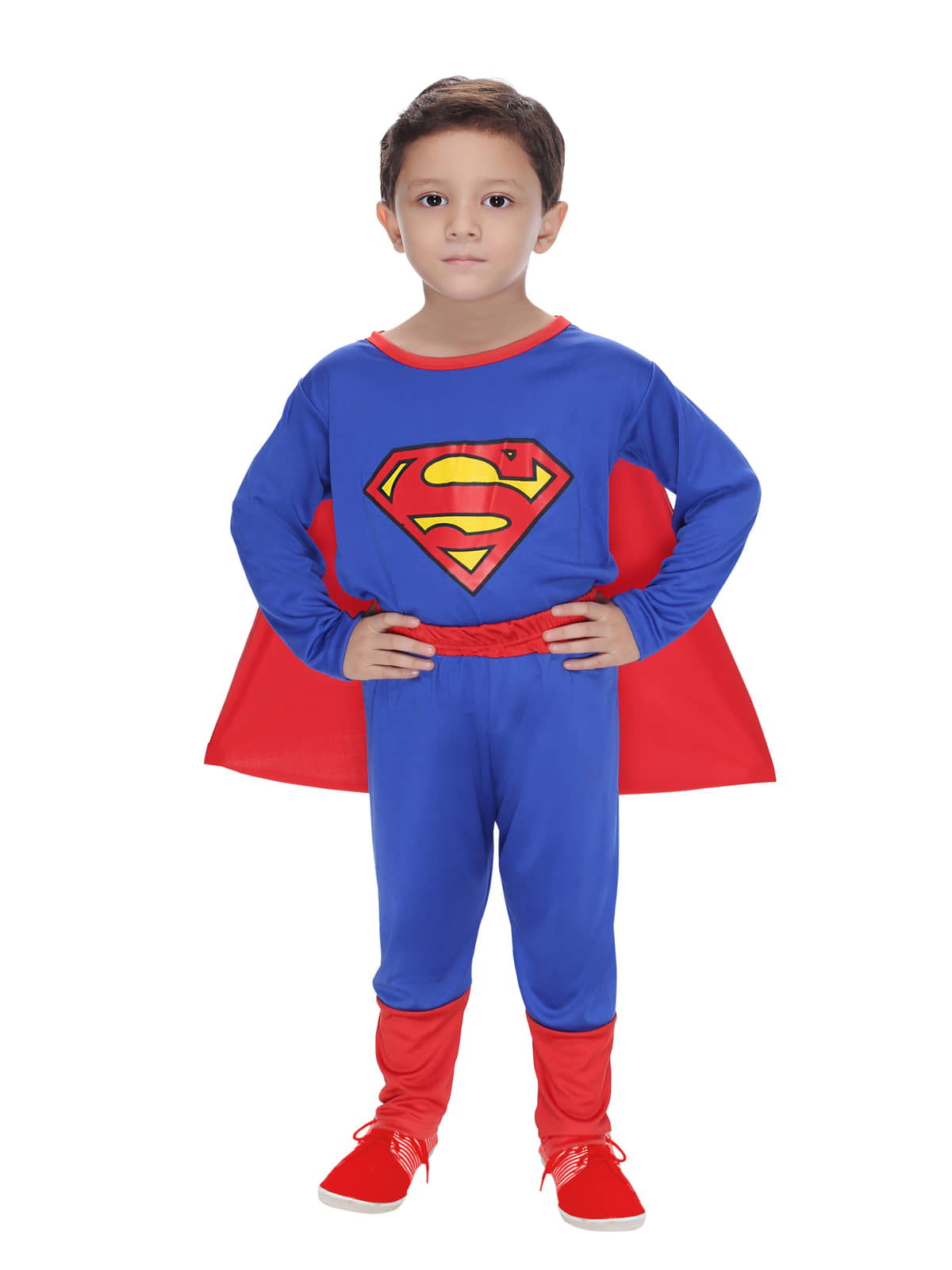 s muktar garments - Blue Polyester Boys Superhero Character Costume ( Pack of 1 )