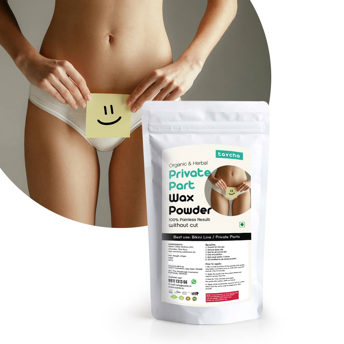 tavcha Hair Removal Powder 60 ( Pack of 1 )