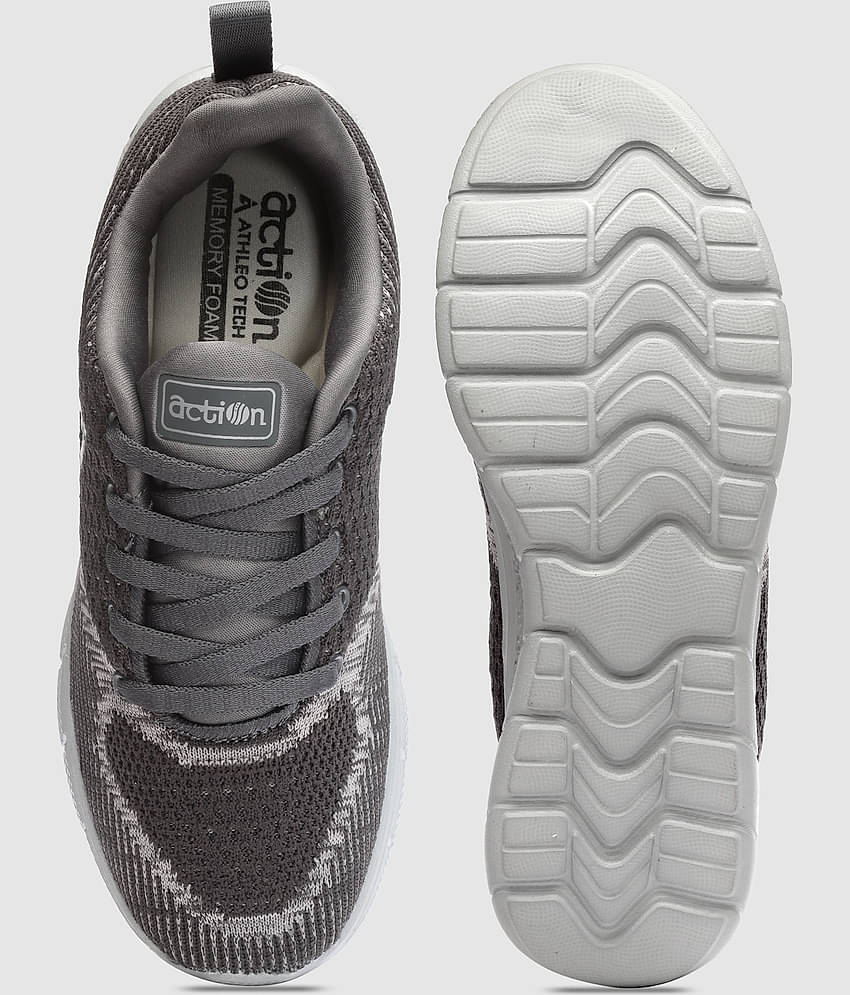 Action - Dark Grey Women's Running Shoes