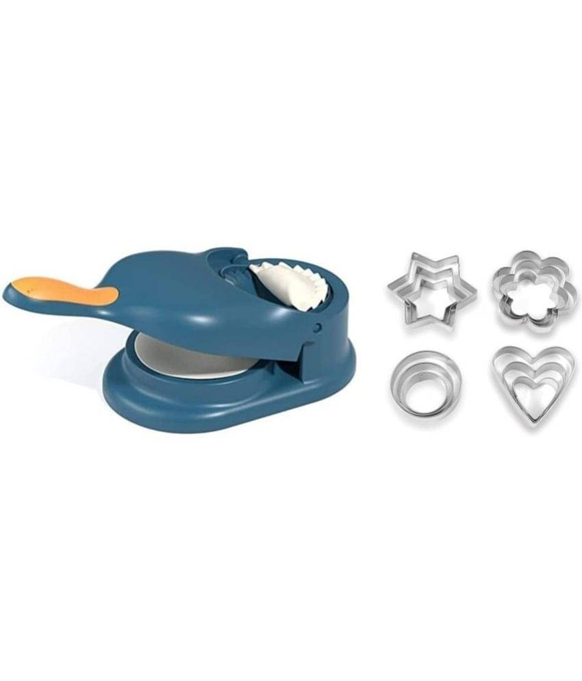 Analog Kitchenware Multicolor Virgin Plastic 4 Shape Cookies Cutter + Gujiya Maker ( Set of 2 ) Analog Kitchenware Multicolor Virgin Plastic 4 Shape Cookies Cutter + Gujiya Maker ( Set of 2 )
