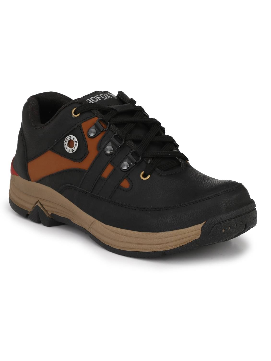     			Big Fox Black Men's Trekking Shoes