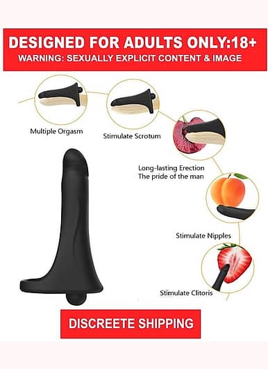 Butt Tingler Vibrating Butt Plug Silicone Anal Plug Removable Bulet Vibrator  Adult Sex Toy 7 Vibration Waterproof Vibrating Penis Ring