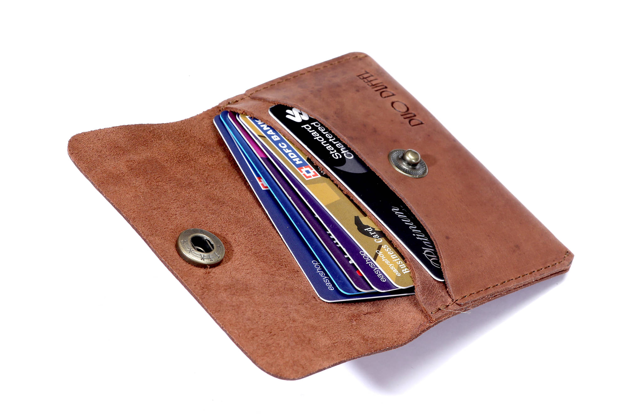     			DUO DUFFEL - Leather Card Holder ( Pack 1 )