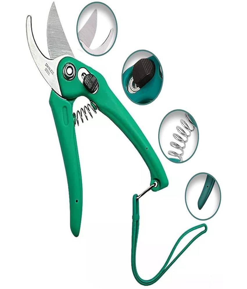 Gardening Tool  size 7 inch.Set Stainless Steel Garden Pruner/Scissors, Pruning Seeds, Flower Cutter and Grass Cutter,