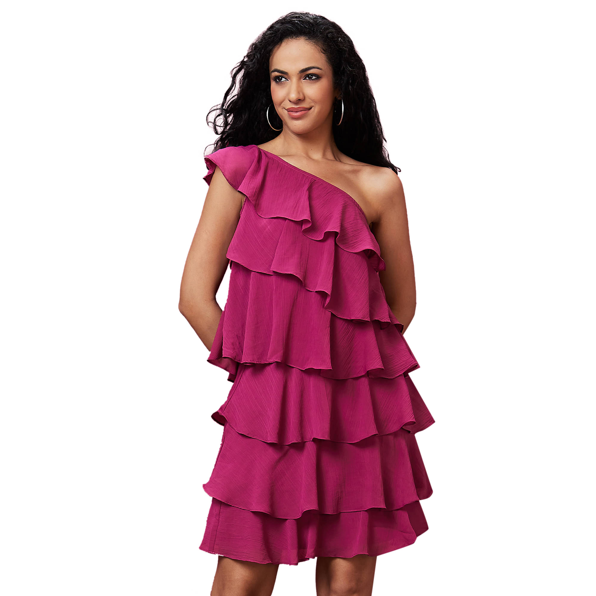 Globus Polyester Solid Above Knee Women's A-line Dress - Lavender ( Pack of 1 ) Globus Polyester Solid Above Knee Women's A-line Dress - Lavender ( Pack of 1 )