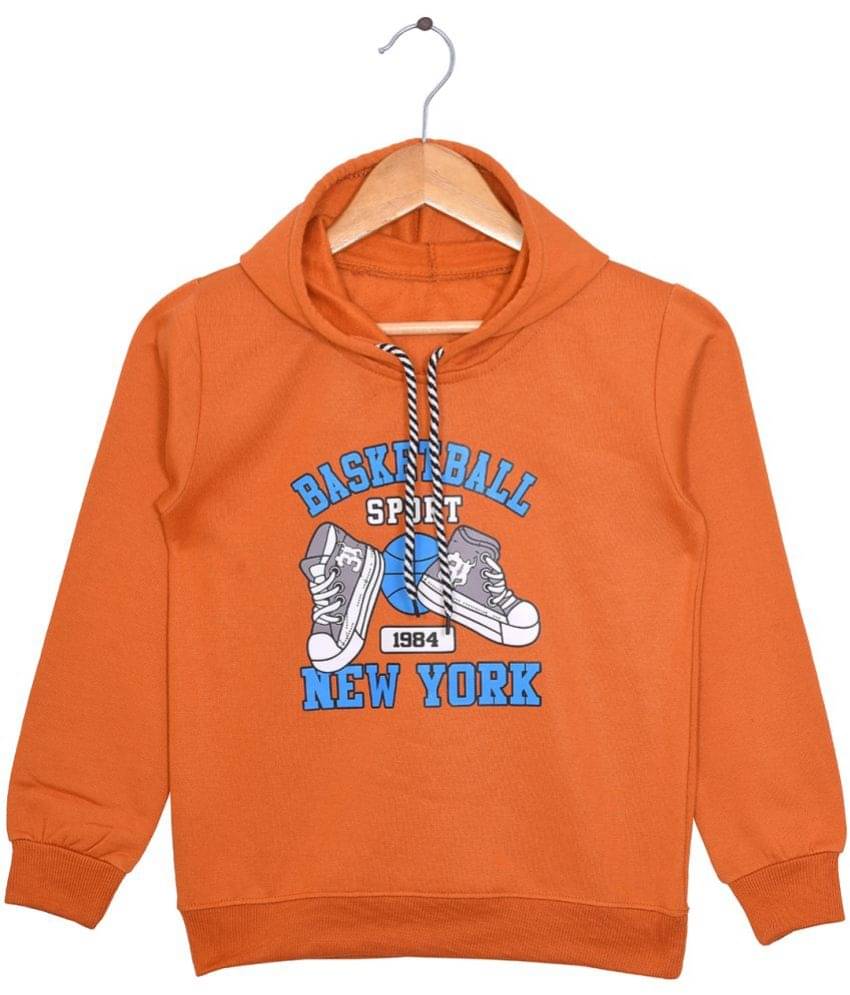    			Golu Molu Pack of 1 Boys Fleece Sweatshirt ( Orange )