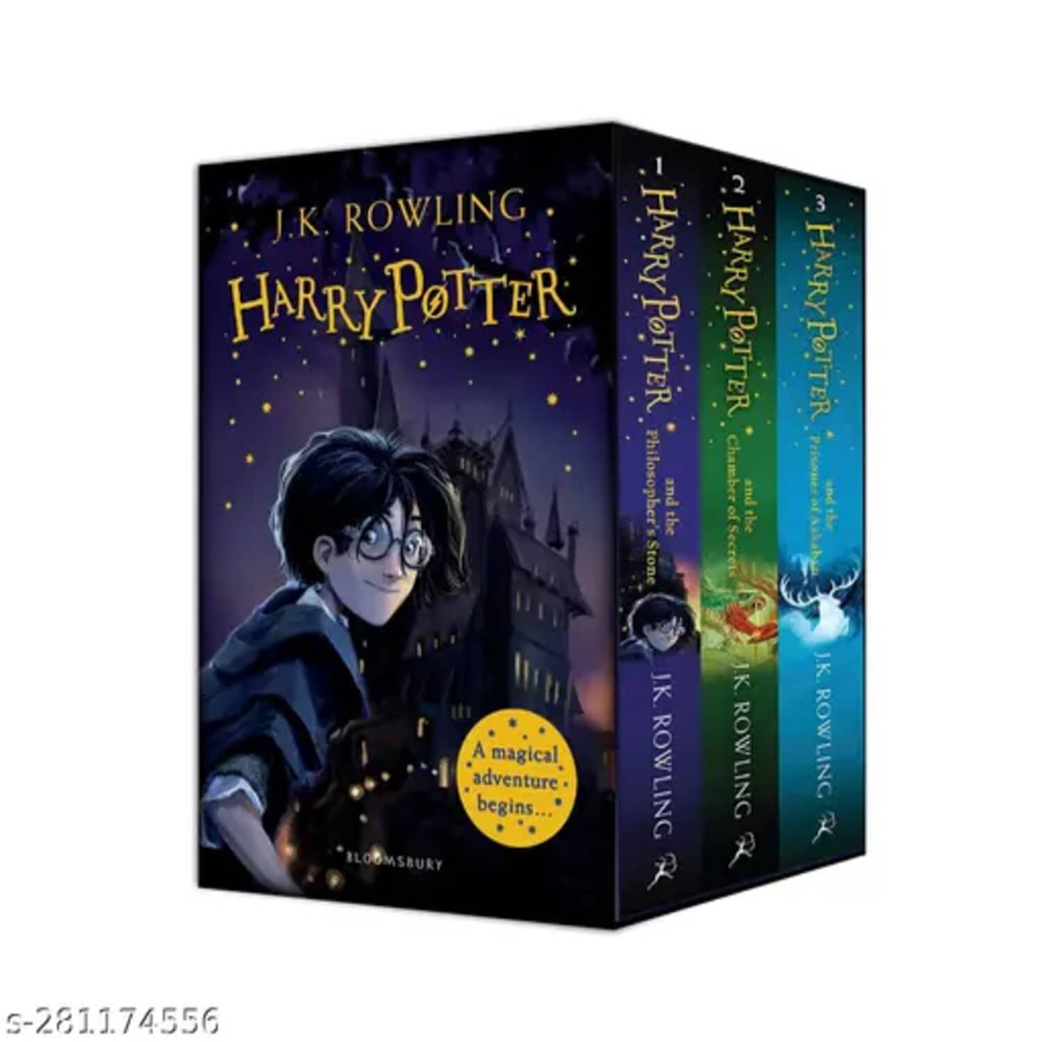 Harry Potter 1–3 Box Set: A Magical Adventure Begins (Set of 3 Books)