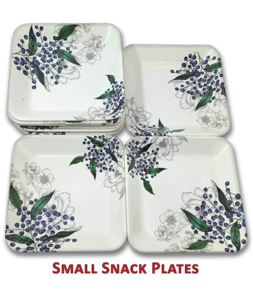 Inpro 12 Pcs Melamine Multi Color Quarter Plate     			Inpro 12 Pcs Melamine Multi Color Quarter Plate