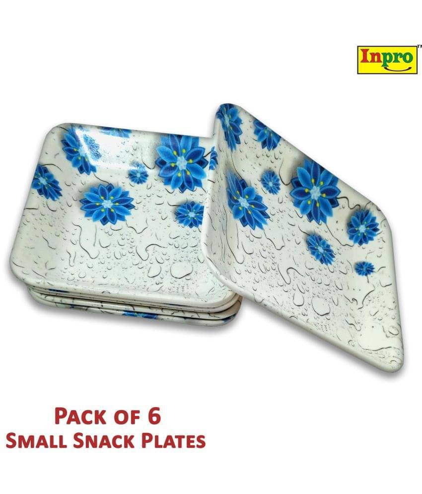 Inpro 6 Pcs Melamine Multi Color Quarter Plate Inpro 6 Pcs Melamine Multi Color Quarter Plate