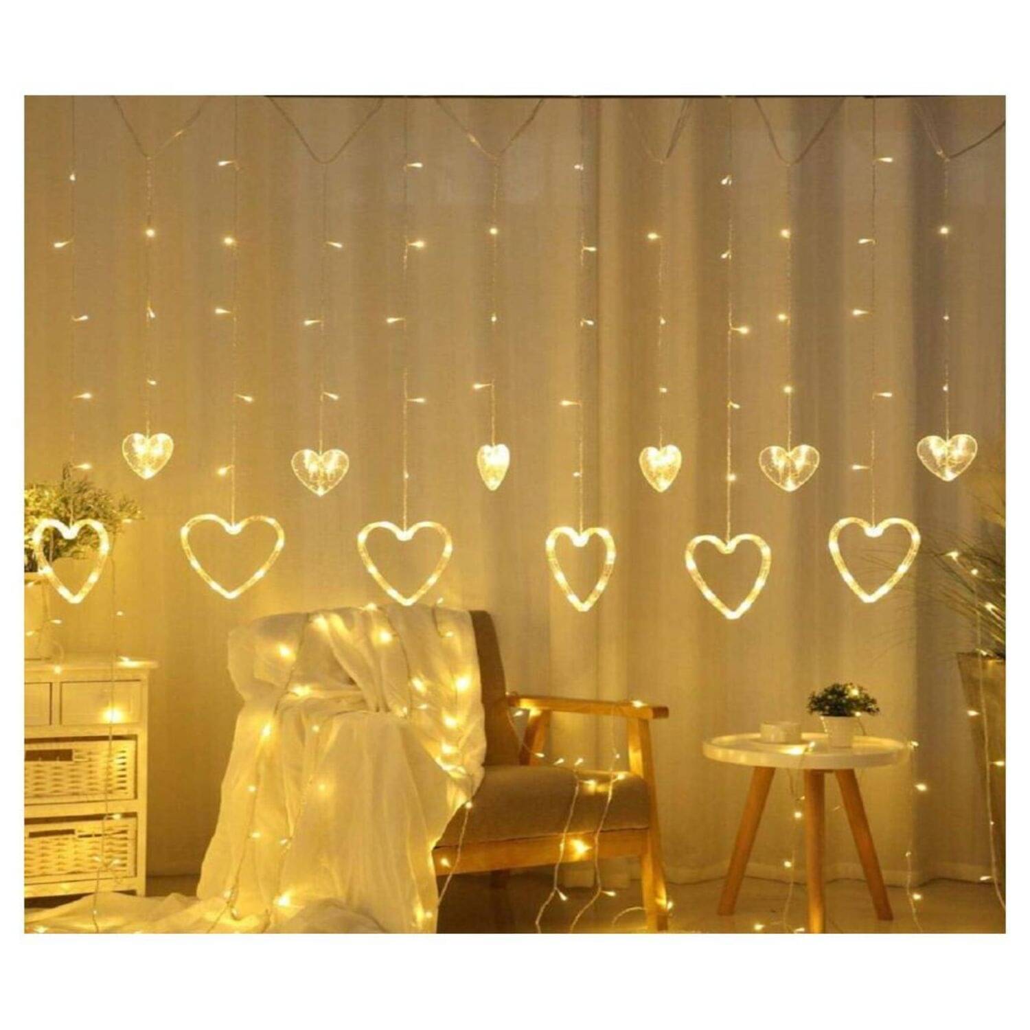     			Kadio Yellow 2Mtr String Light ( Pack of 1 )
