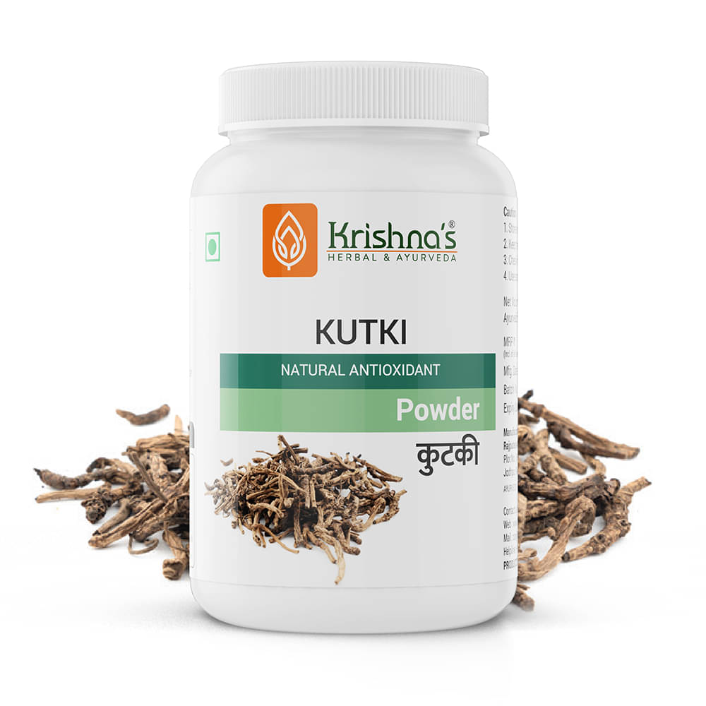     			Krishna'S Herbal & Ayurveda Kutki Powder, 100 G