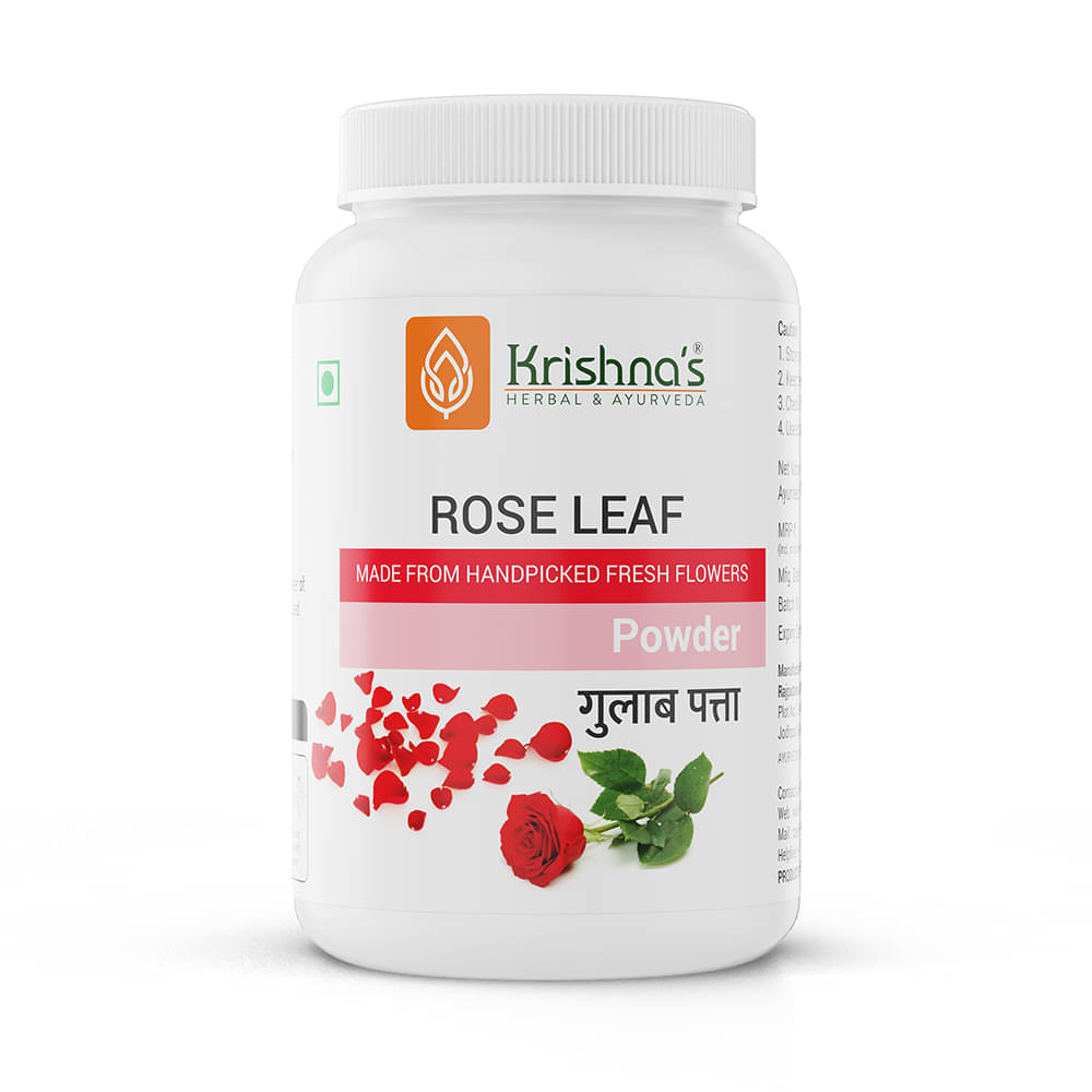 Krishna'S Herbal & Ayurveda Rose Leaf Powder, 100 G Krishna'S Herbal & Ayurveda Rose Leaf Powder, 100 G