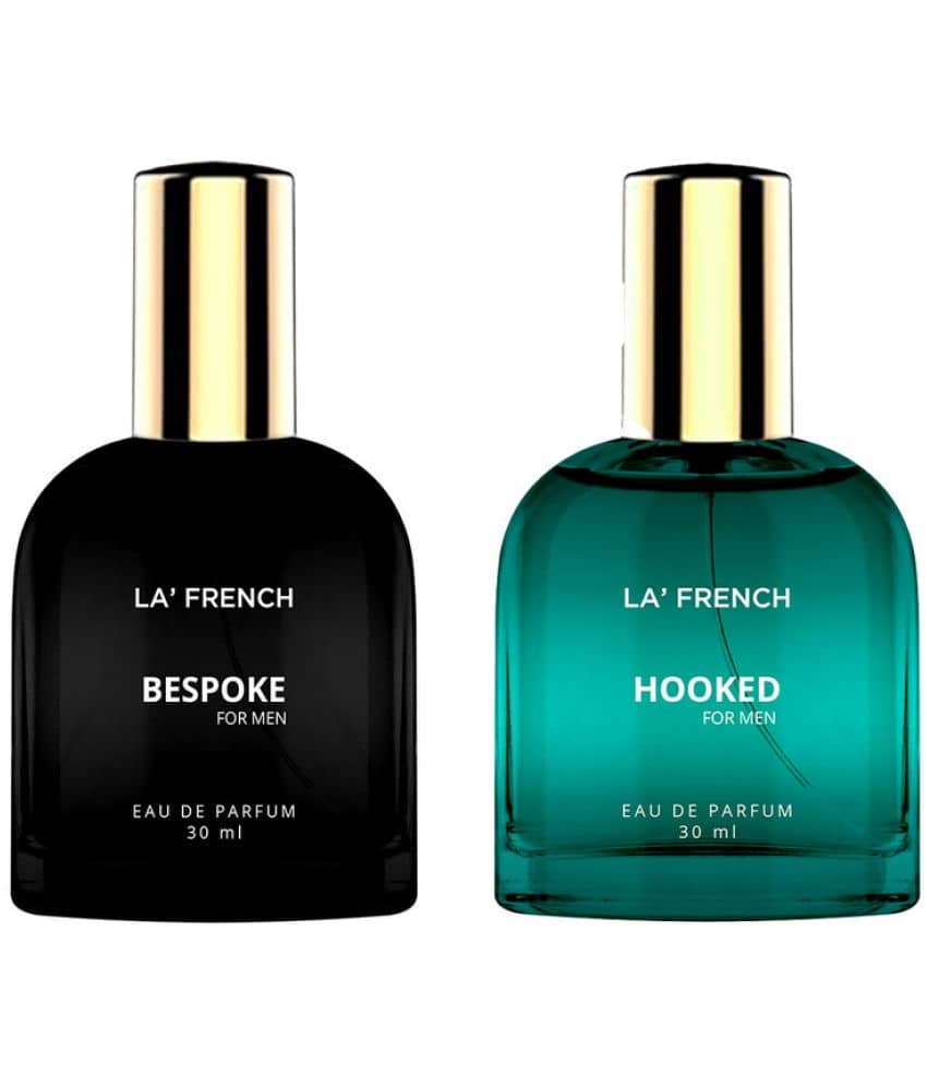 LA FRENCH -  Bespoke & Hooked Perfume Eau De Parfum (EDP) For Men  60ml  ( Pack of 2 )