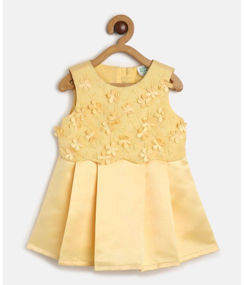     			MINI KLUB Pack of 1 Baby Girls Cotton Dress ( Beige )