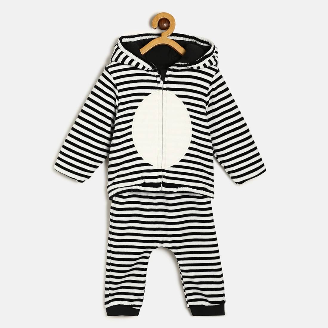     			MINI KLUB Pack of 1 Baby Boys Cotton T-Shirt & Trouser ( Black )