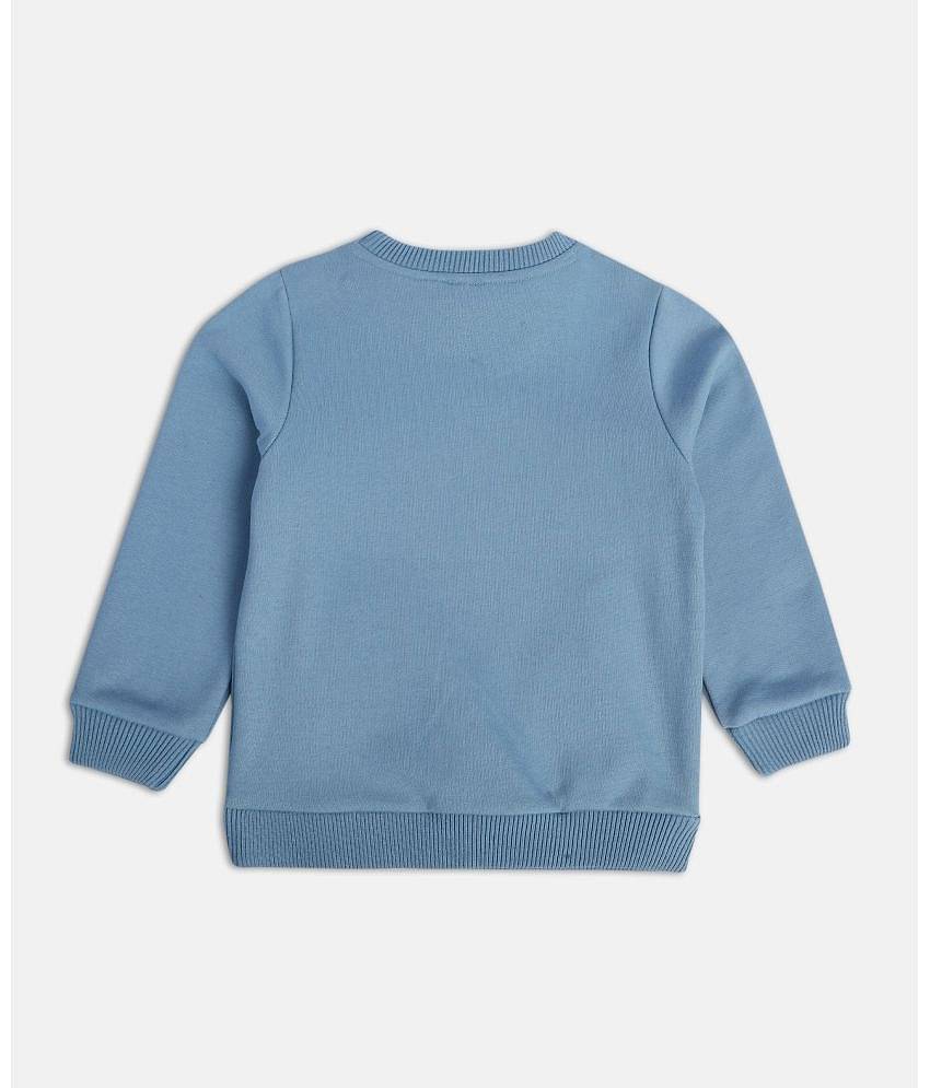 MINI KLUB Pack of 1 Boys Cotton Sweatshirt ( Blue )