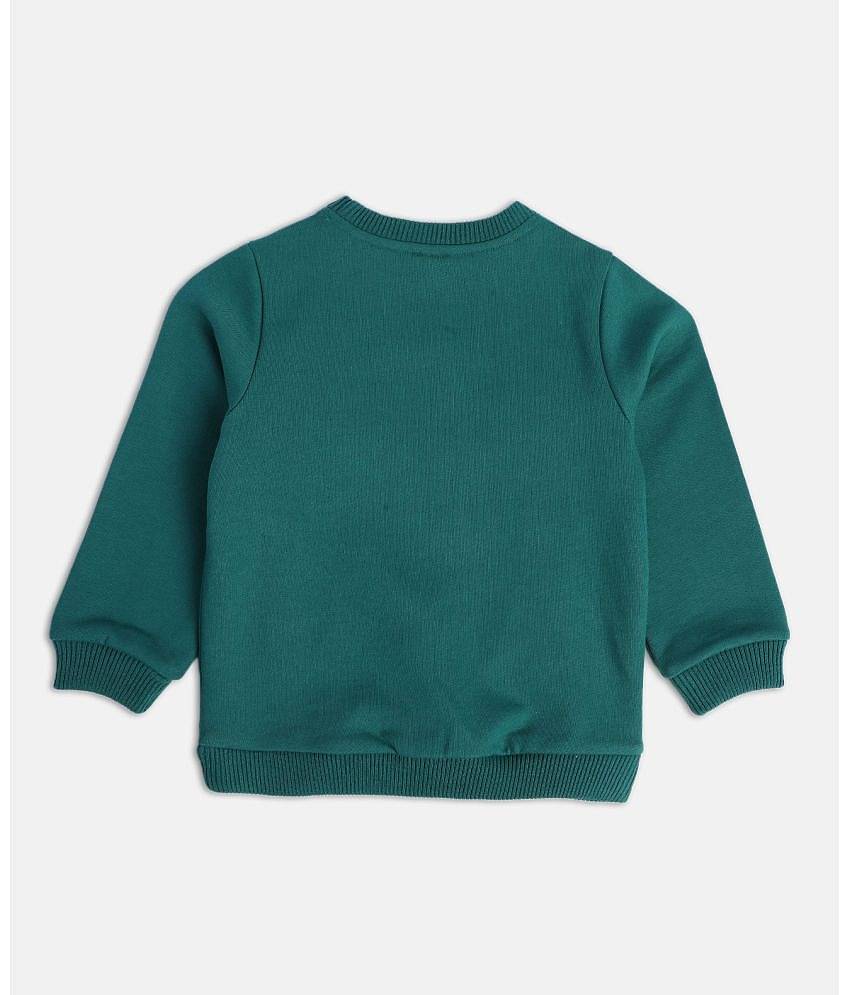 MINI KLUB Pack of 1 Boys Cotton Sweatshirt ( Green )