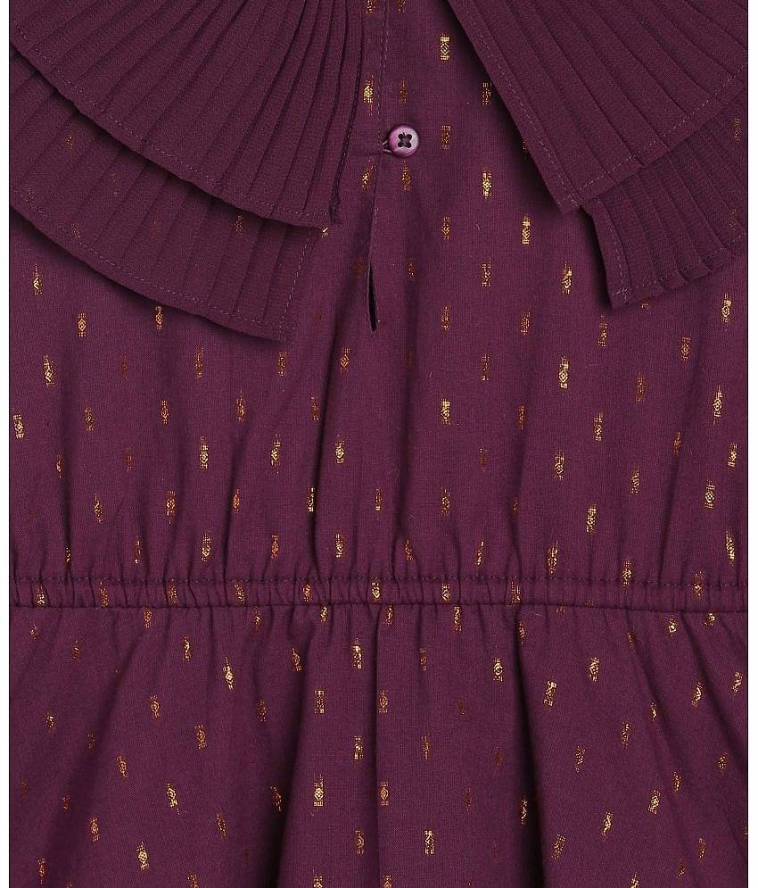 MINI KLUB Cotton Frock For Girls ( Pack of 1 , Multi )