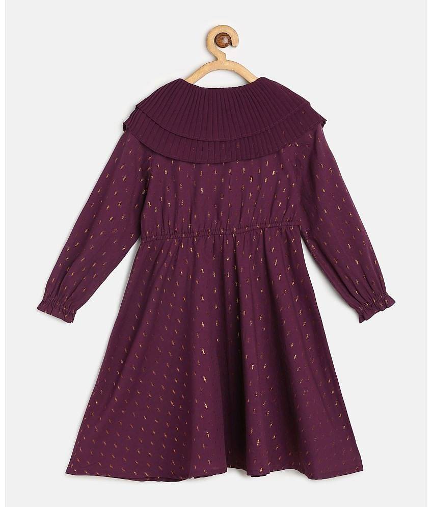 MINI KLUB Cotton Frock For Girls ( Pack of 1 , Multi )