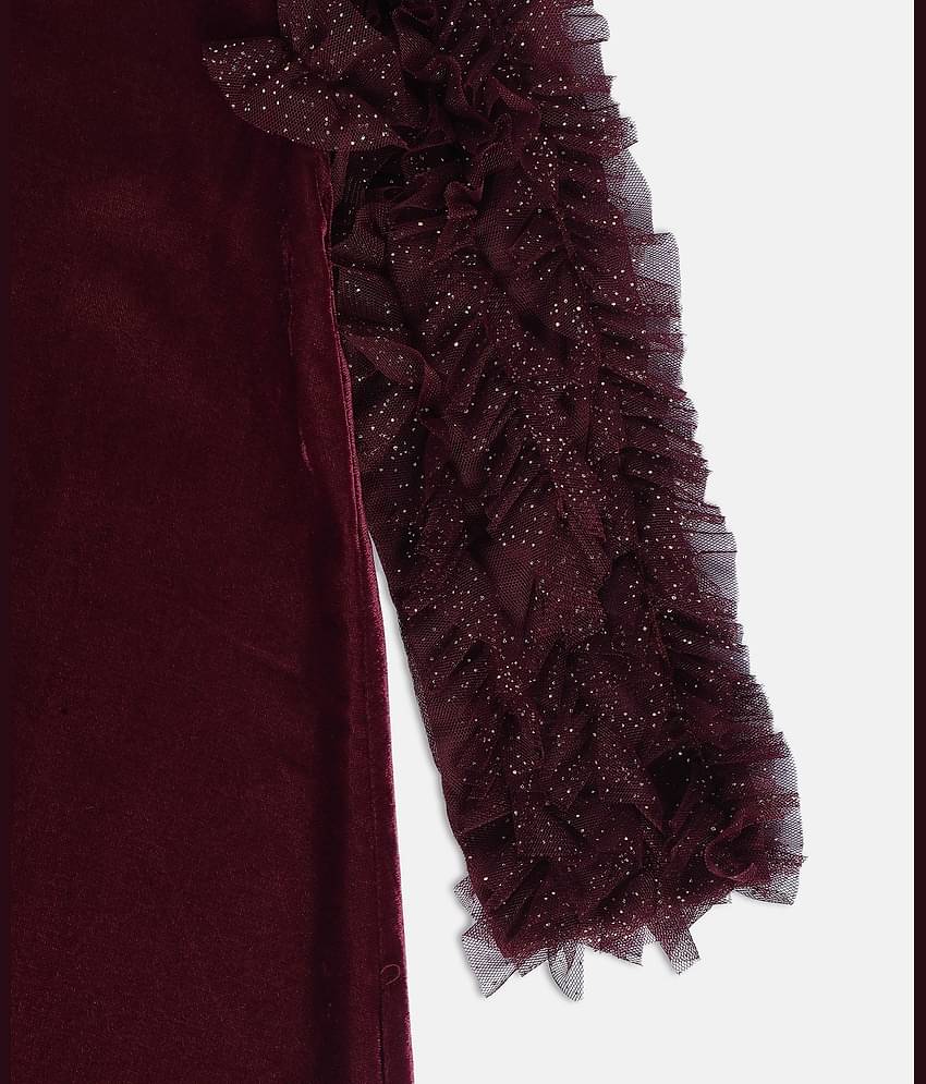 MINI KLUB Cotton A-line Dress For Girls ( Pack of 1 , Multi )