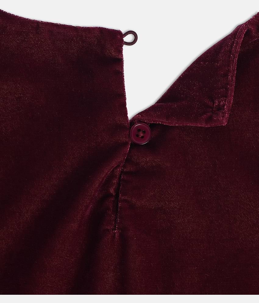 MINI KLUB Cotton A-line Dress For Girls ( Pack of 1 , Multi )