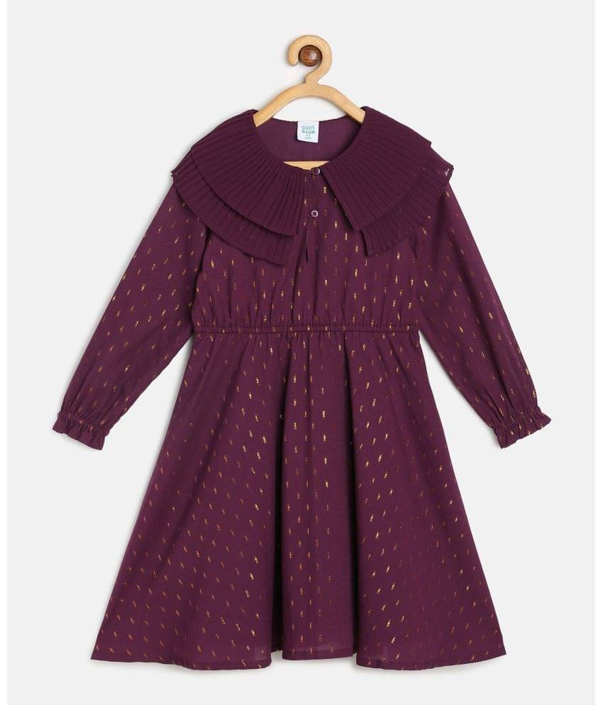     			MINI KLUB Cotton Frock For Girls ( Pack of 1 , Multicolor )