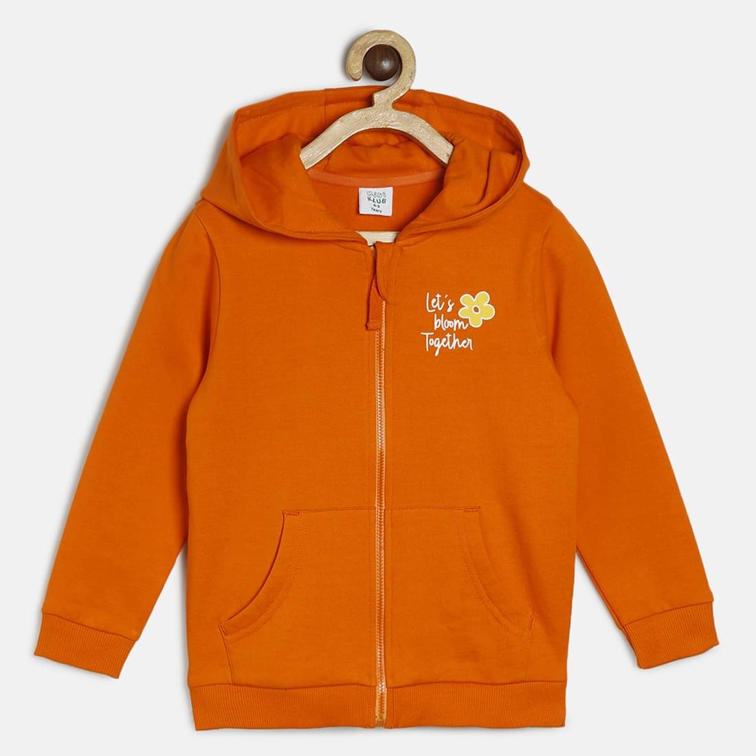     			MINI KLUB Girls Cotton Light Weight Jacket For ( Pack of 1 , Orange )
