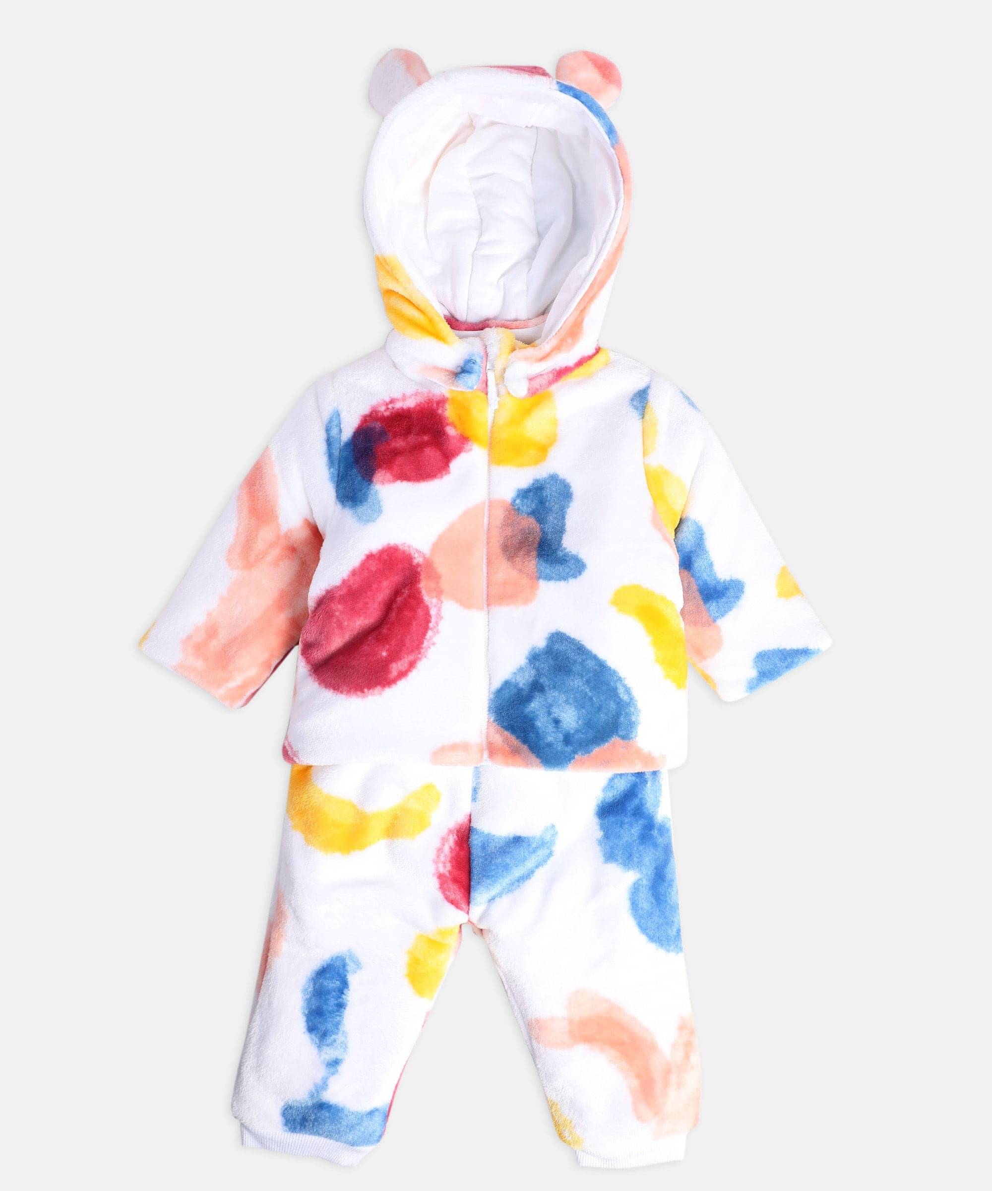     			MINI KLUB Pack of 1 Baby Girls Cotton Top & Trouser ( White )