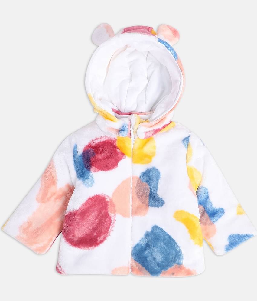 MINI KLUB Pack of 1 Baby Girls Cotton Top & Trouser ( White )