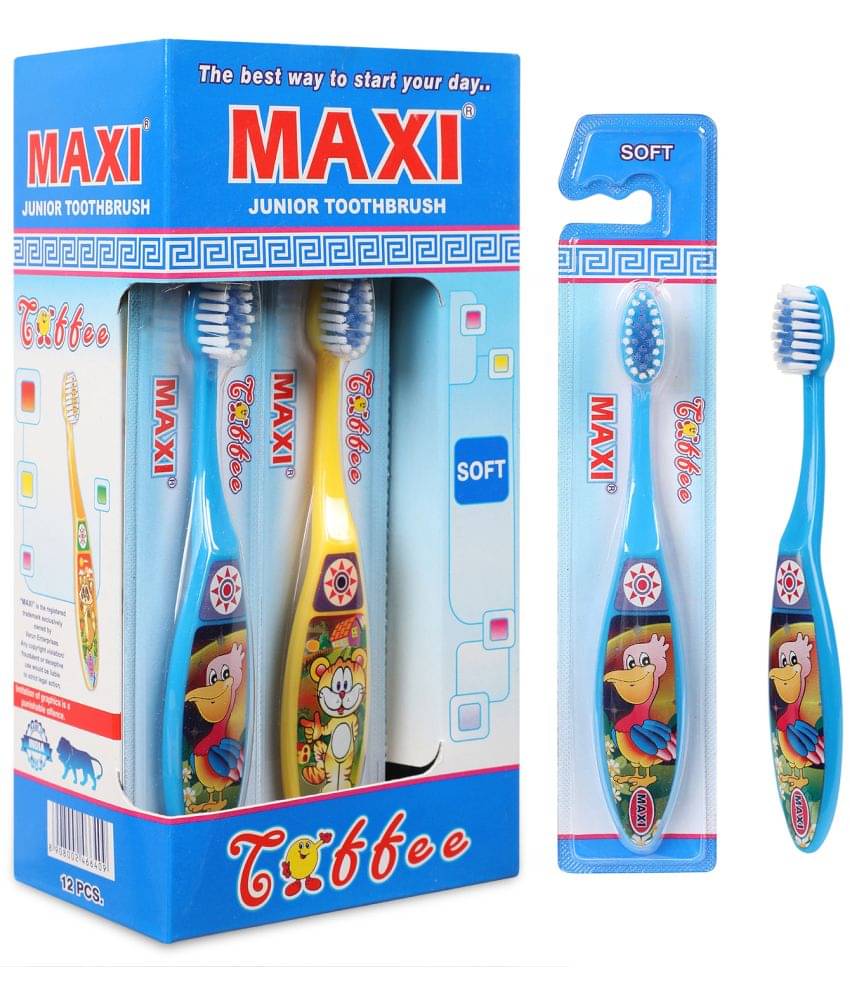     			Maxi Toffee Junior Soft Toothbrush(Pack Of 12)