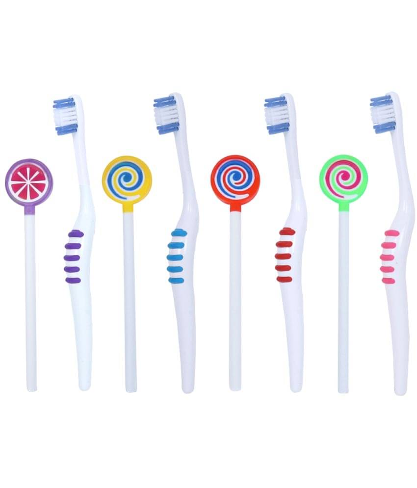     			Maxi Milky White Baby Toothbrush And Tongue Cleaner,Oral Hygiene Kit(Pack Of 4)