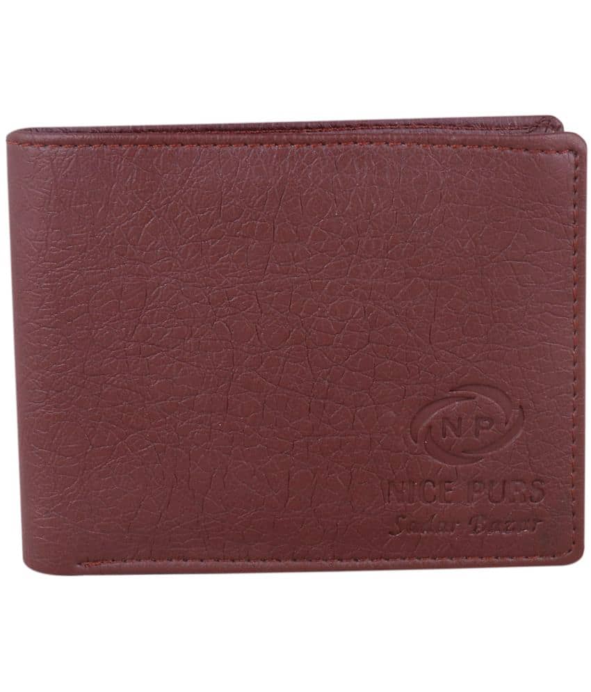 Nice Purse Brown PU Men's Two Fold Wallet,Regular Wallet,Travel Wallet ( Pack of 1 ) - Handbags | Buy online on ZillyBuy