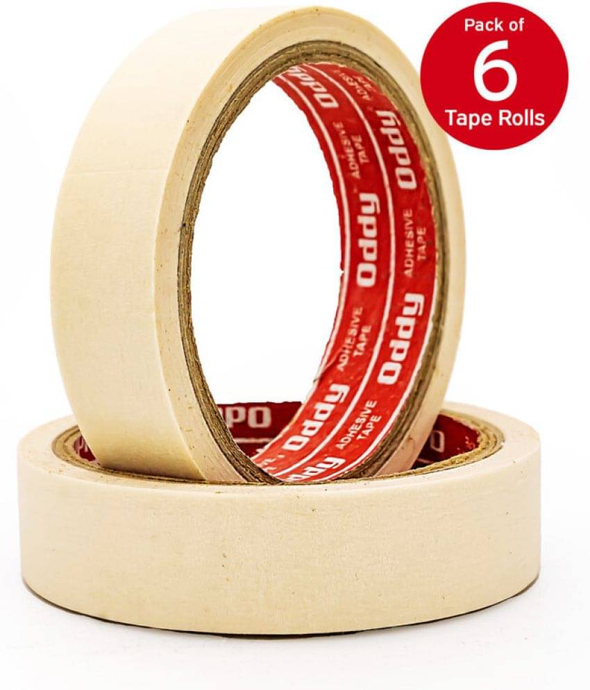 Oddy Single Sided Handheld Masking Tape (Off White) Set of 6 Oddy Single Sided Handheld Masking Tape (Off White) Set of 6