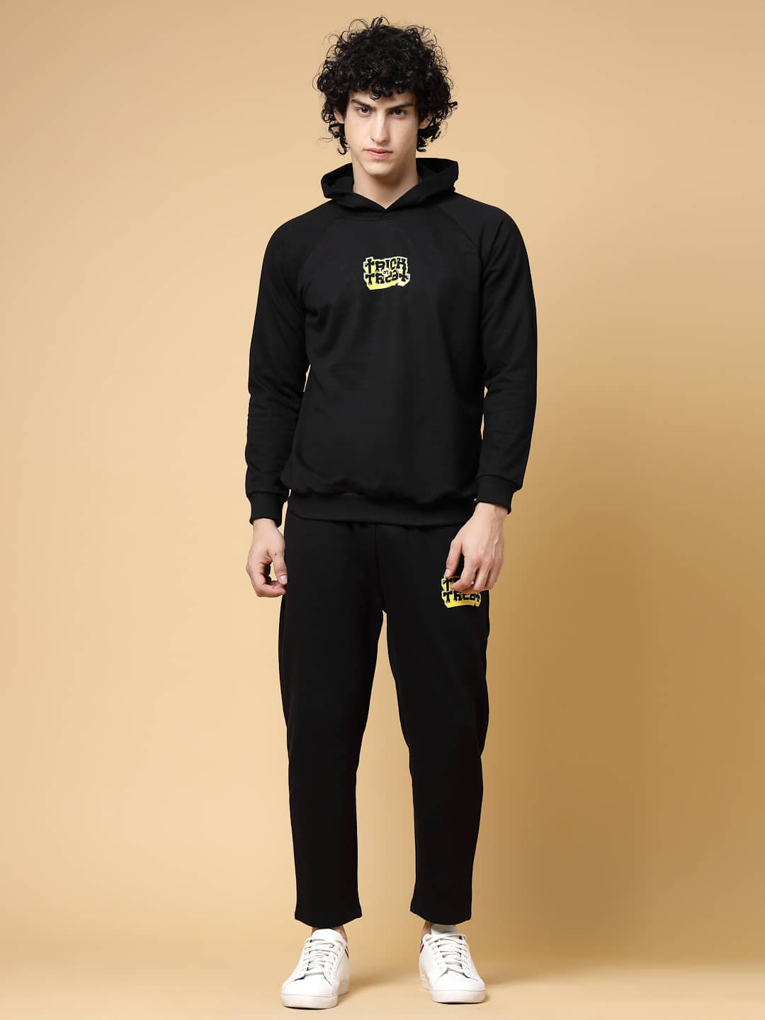 Rigo Black Fleece Regular Fit Men's Tracksuit ( Pack of 1 )