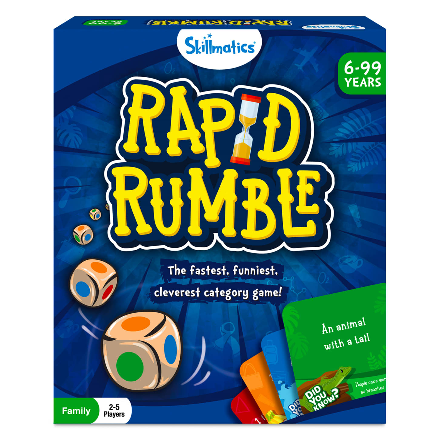     			Skillmatics Board Game - Rapid Rumble, Fun for Family Game Night, Educational Toys, Card Games for Kids, Teens and Adults, Gifts for Boys and Girls Ages 6, 7, 8, 9 and Up